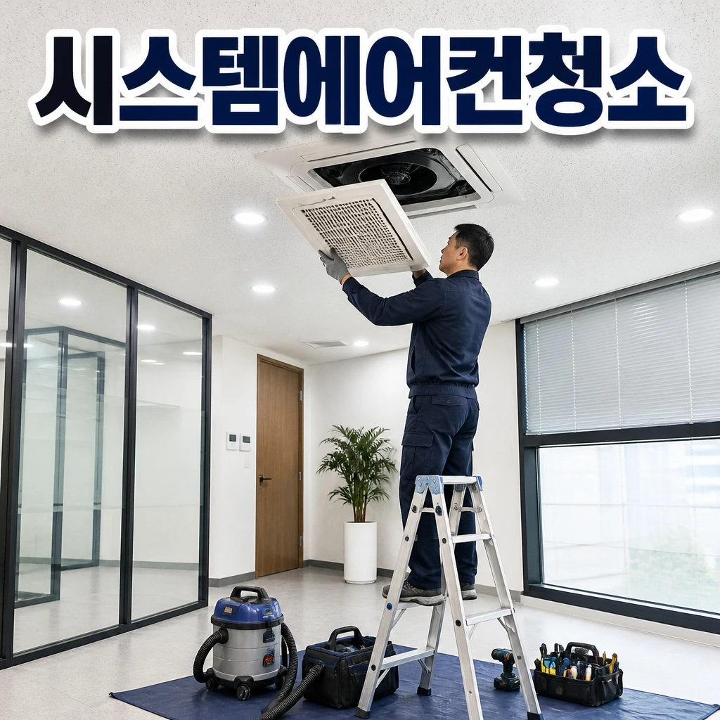 광주광역시 청소견적비교 - 시스템에어컨청소 관련 상담 안내 이미지